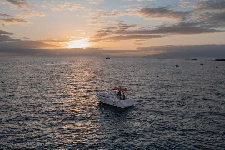 Alquiler de barcos privados de lujo al atardecer VIP de 2 horas en Tenerife - 1
