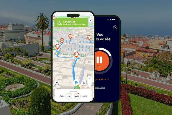 Aplicación Audioguía GPS: Desde el centro histórico hasta los magníficos jardines en terrazas (Offline). - 1