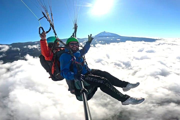 Parapente desde Parque Nacional del Teide 2200m hasta Puerto de la Cruz - 1