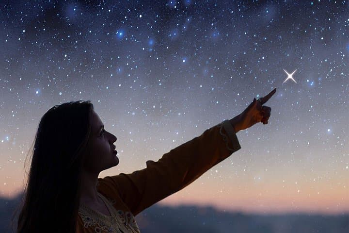 ¿Un invitado que usa el lápiz láser para adivinar la estrella polar? - 1